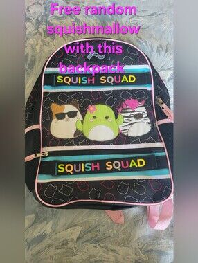 Brand New Squishmallows Kids Backpack